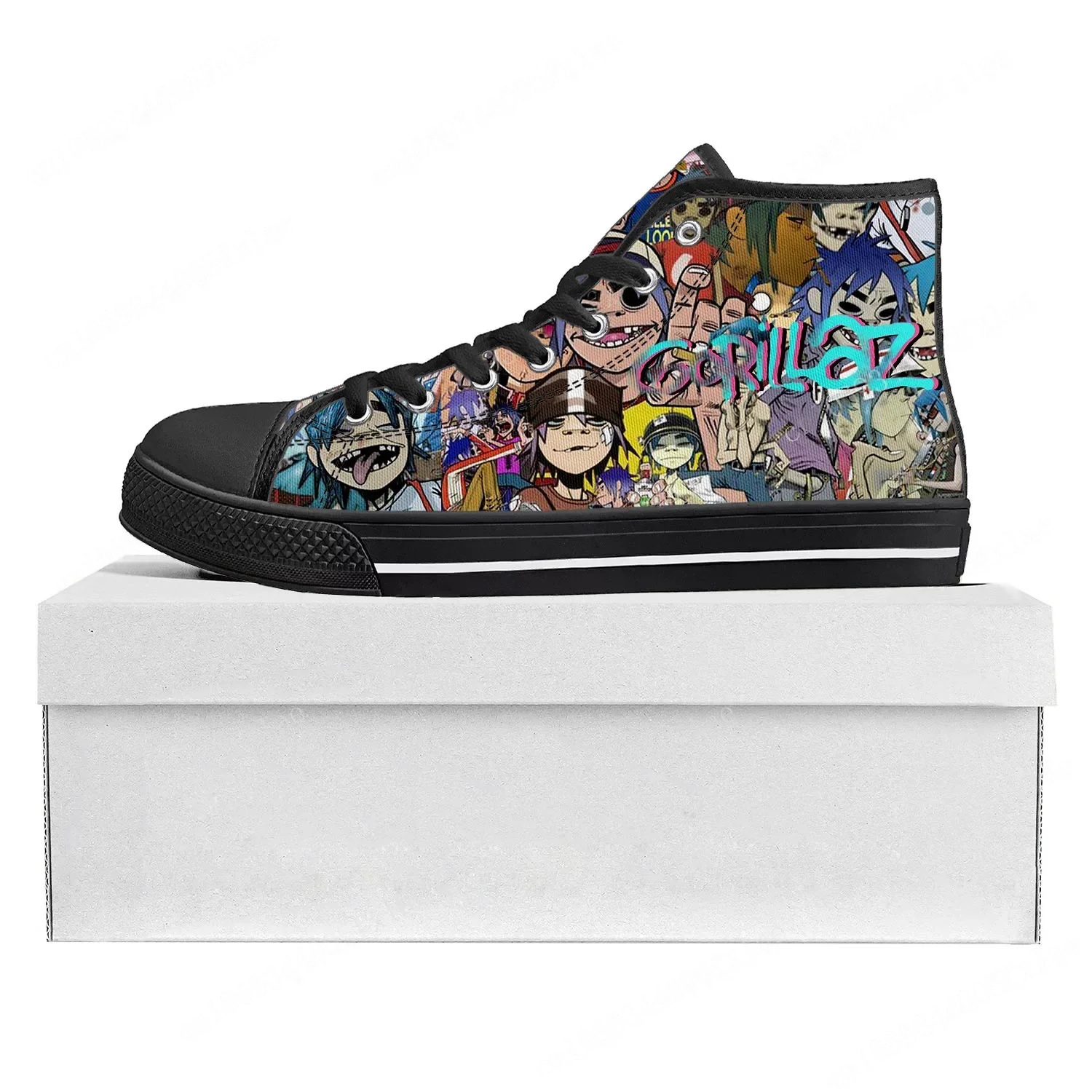 Gorillaz Band High Top High Qu - Women'S Fashion Gym Shoes のレビューと価格