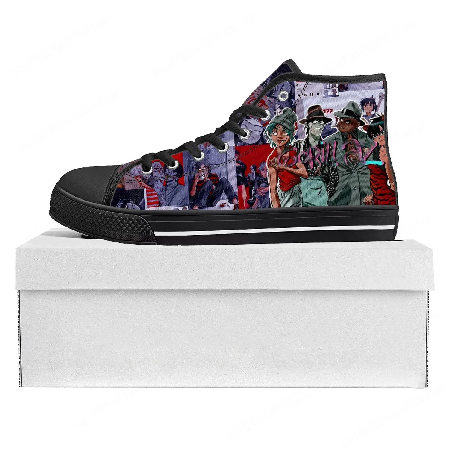 Gorillaz Band High Top High Qu - Women'S Fashion Gym Shoes のレビューと価格