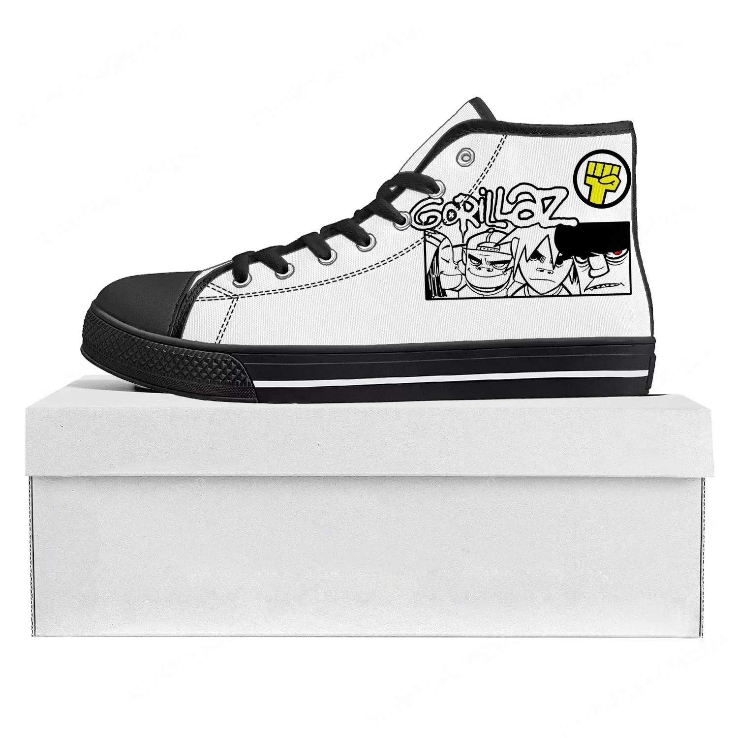 Gorillaz Band High Top High Qu - Women'S Fashion Gym Shoes のレビューと価格