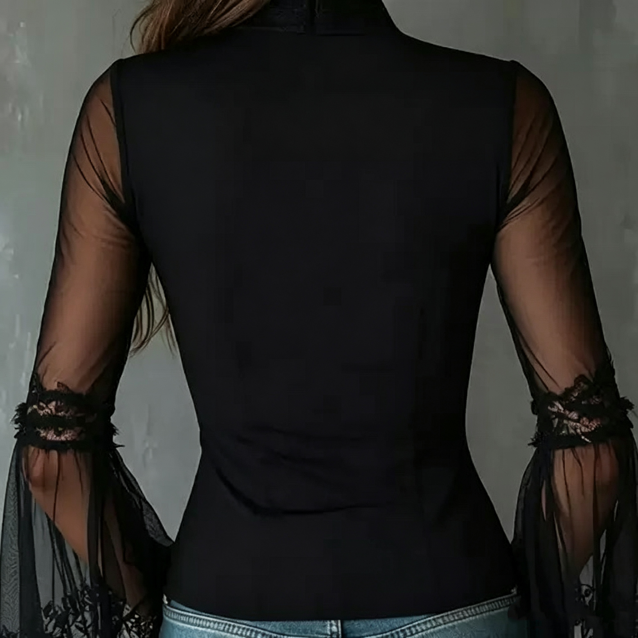 Ladies Black round Neck Long S - Women Fashion Necklace のレビューと価格