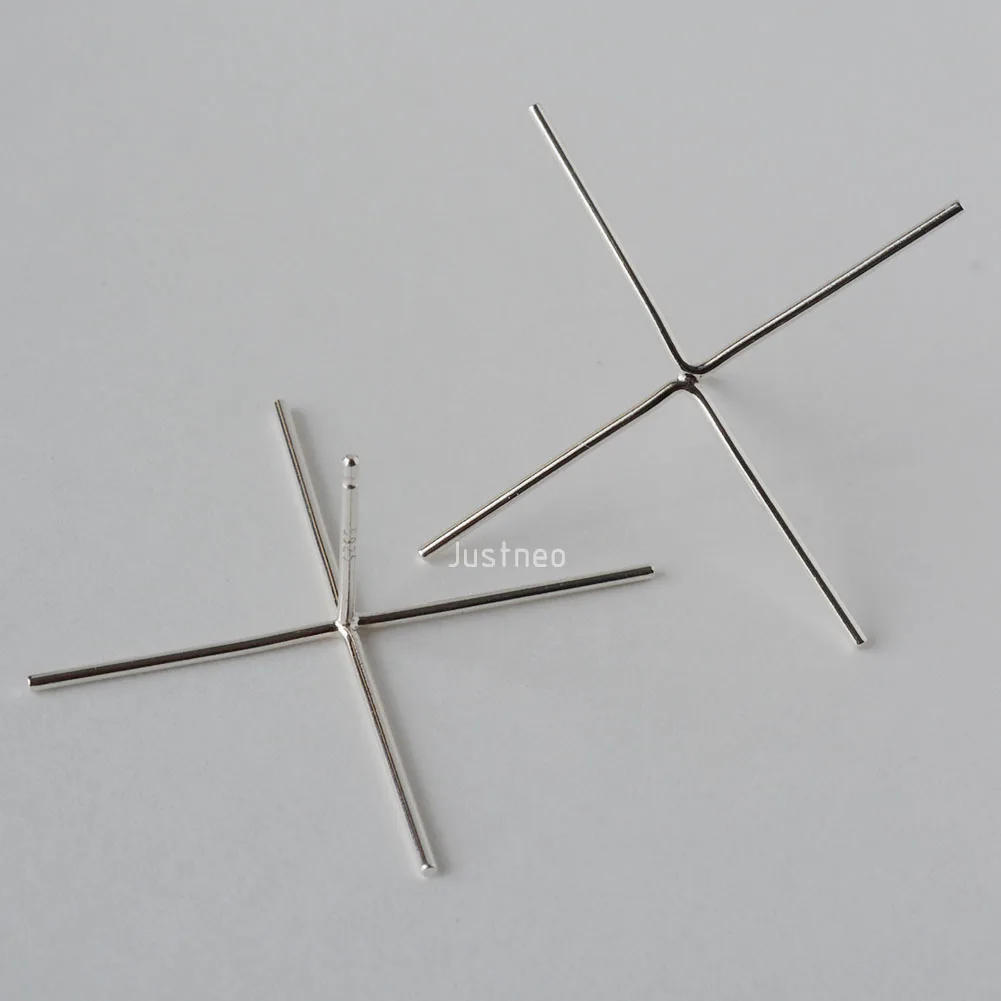 Solid 925 Sterling Silver Stud - Women'S Fashion Earrings のレビューと価格