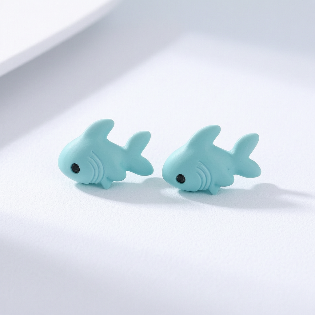 Cartoon Animal Resin Earrings  - Women'S Fashion Earrings のレビューと価格