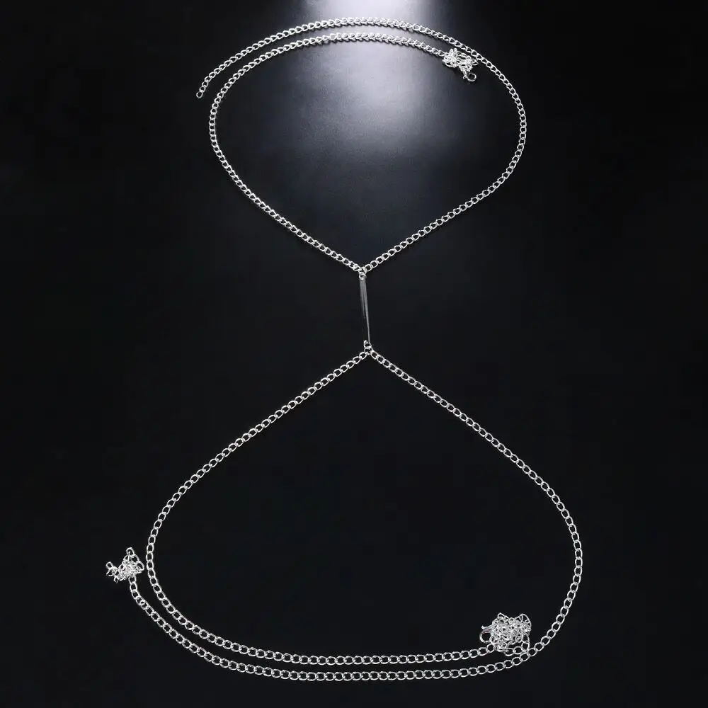 Sexy Metal Chest Chain Harness - Women'S Fashion Harness のレビューと価格