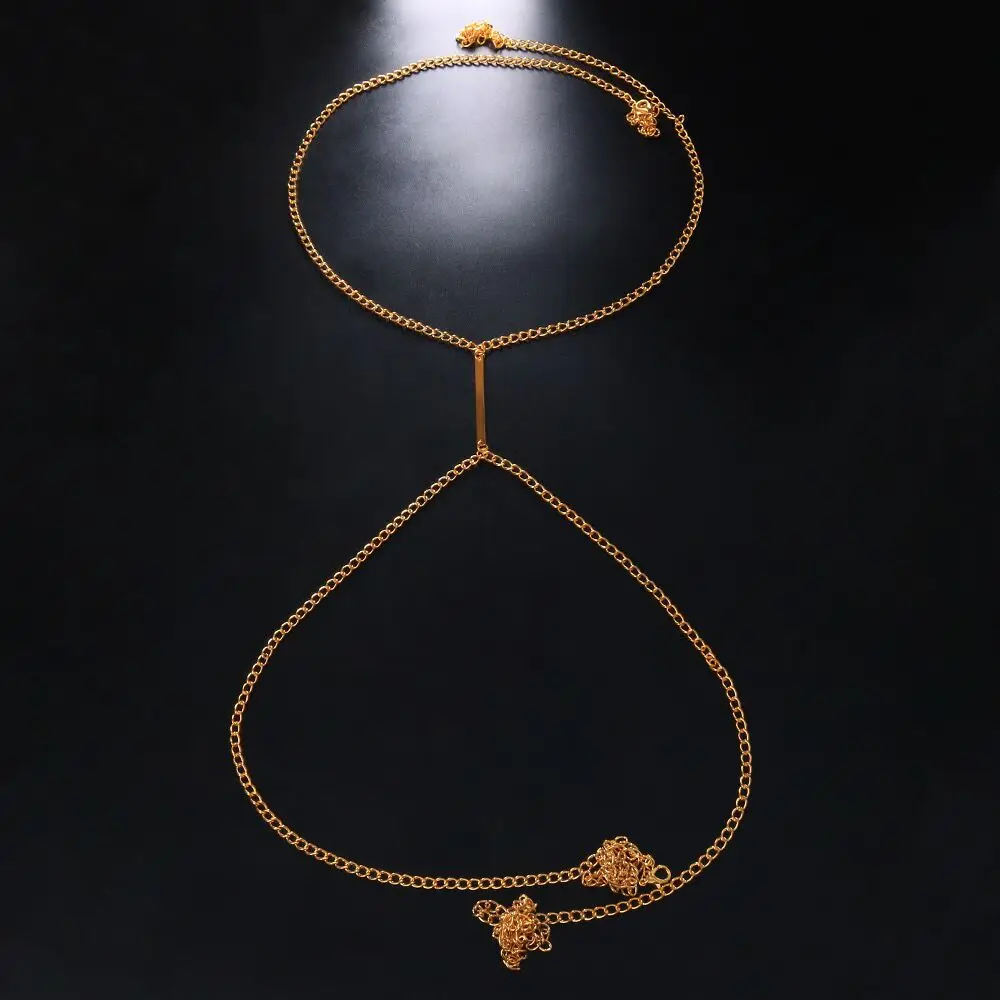Sexy Metal Chest Chain Harness - Women'S Fashion Harness のレビューと価格