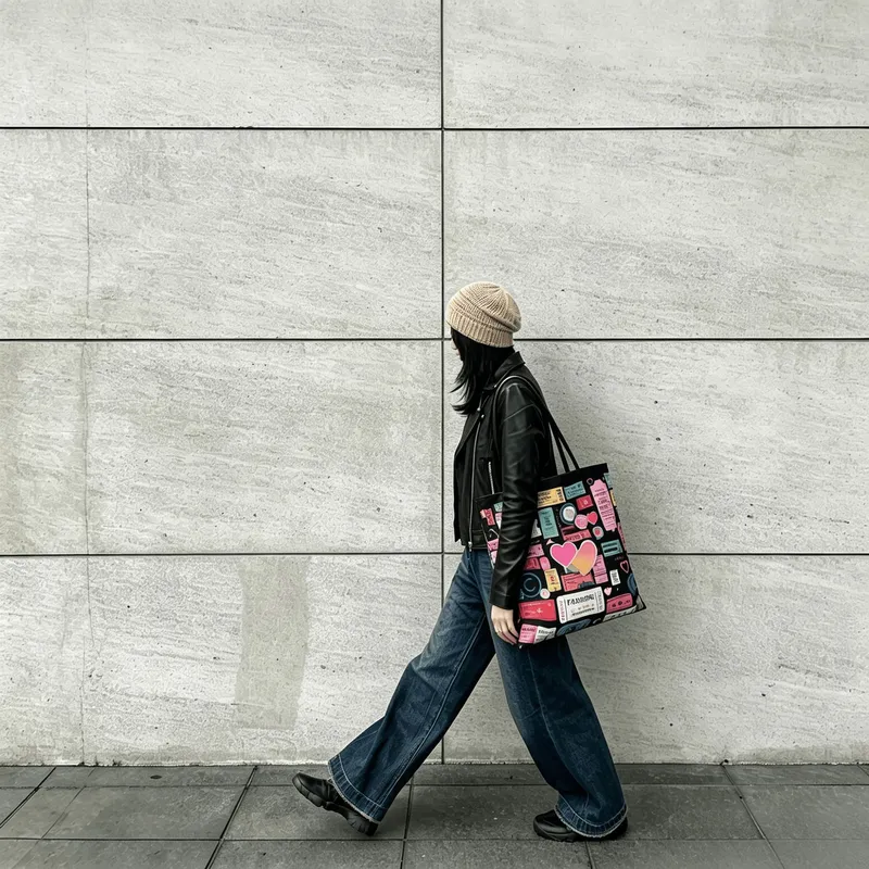 2026 Korean Ins Wind Tote Bag  - Canvas Tote Bag のレビューと価格