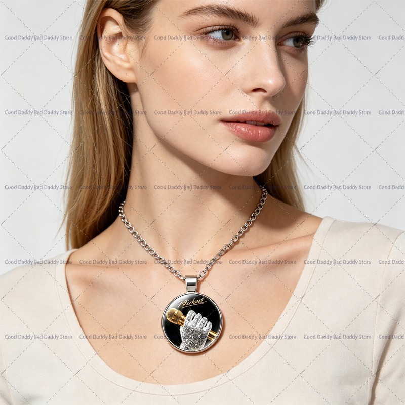 The King of Pop MJ Michael Jac - Women Fashion Necklace のレビューと価格