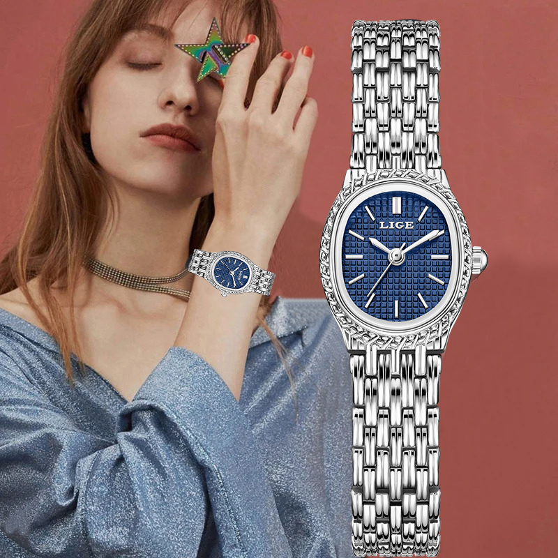 LIGE Fashion Luxury Quartz Wom - Women'S Fashion Quartz Watch のレビューと価格