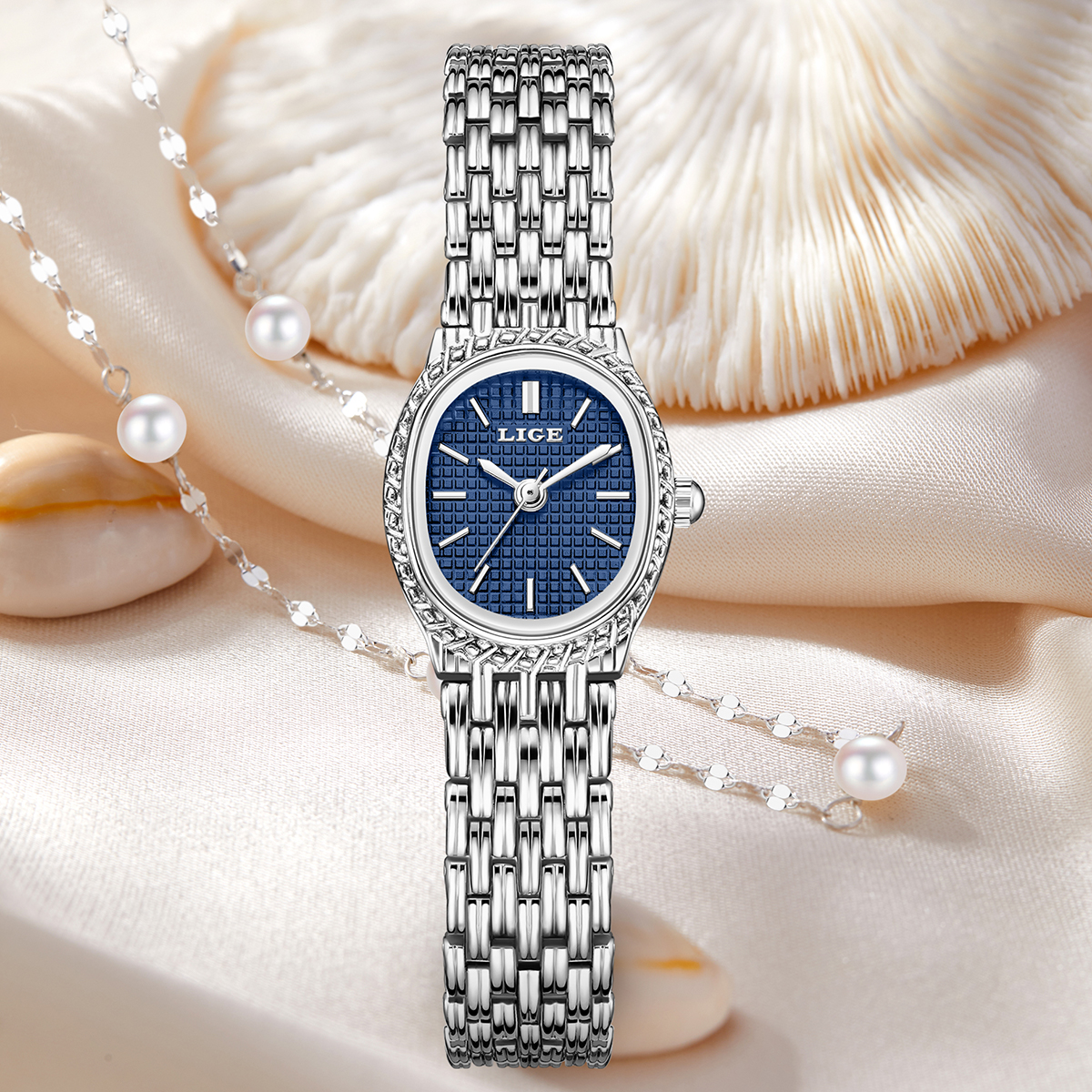 LIGE Fashion Luxury Quartz Wom - Women'S Fashion Quartz Watch のレビューと価格
