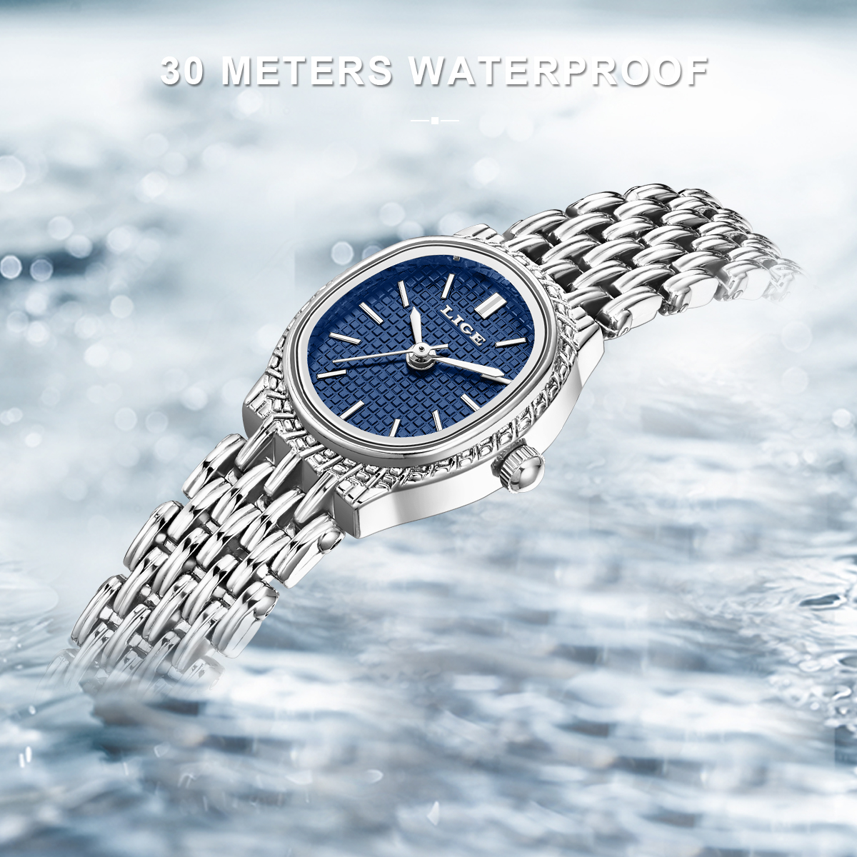 LIGE Fashion Luxury Quartz Wom - Women'S Fashion Quartz Watch のレビューと価格