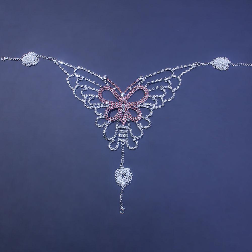 Sexy Butterfly Rhinestone Chai - Women'S Fashion Harness のレビューと価格