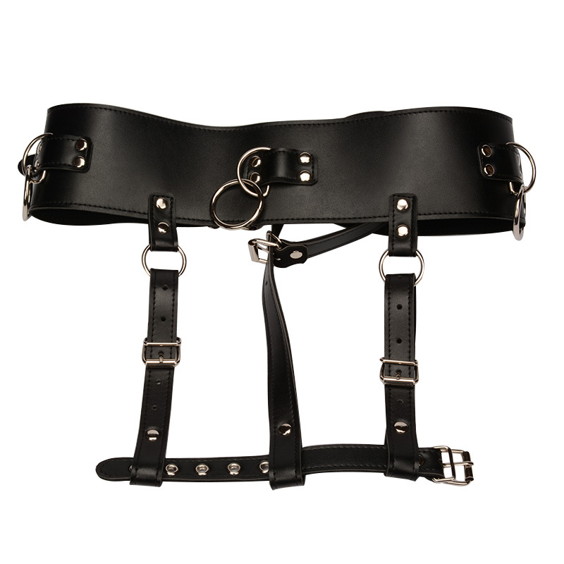 Leather Strap on Bdsm Bondage  - Women'S Fashion Harness のレビューと価格