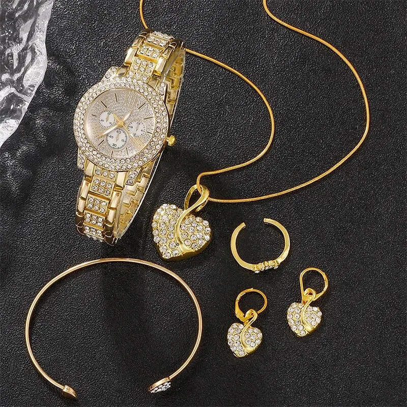Women's Quartz Watch Gold Luxu - Women Fashion Necklace のレビューと価格