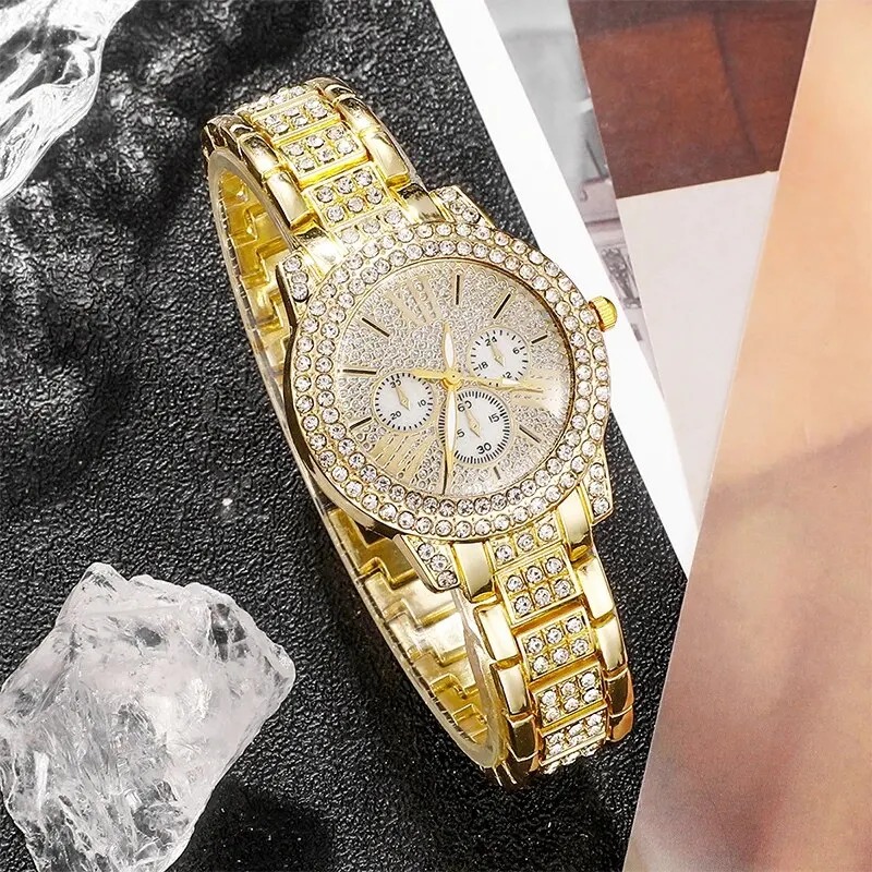 Women's Quartz Watch Gold Luxu - Women Fashion Necklace のレビューと価格