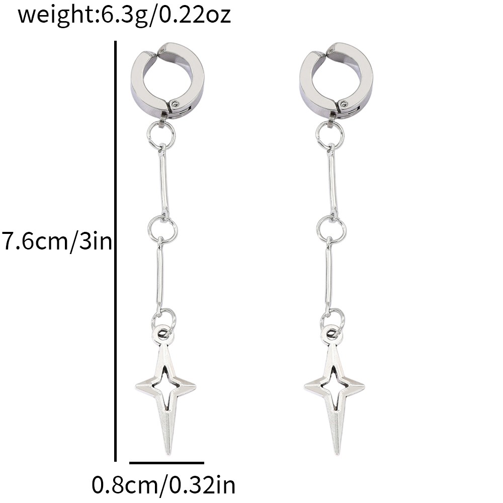 Gothic Jewelry Cross Star Drop - Women'S Fashion Earrings のレビューと価格