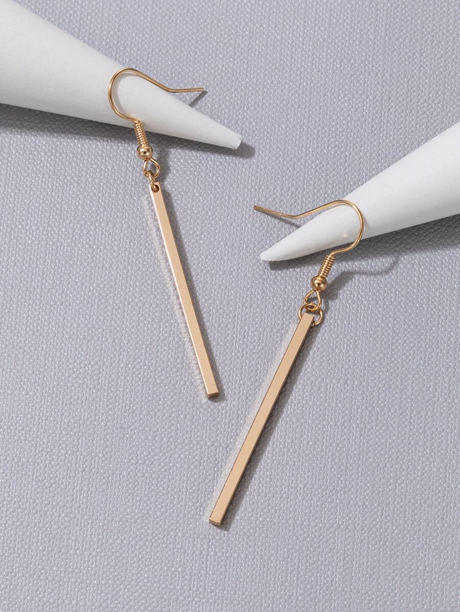 Rectangle Drop Earrings For Wo - Women'S Fashion Earrings のレビューと価格