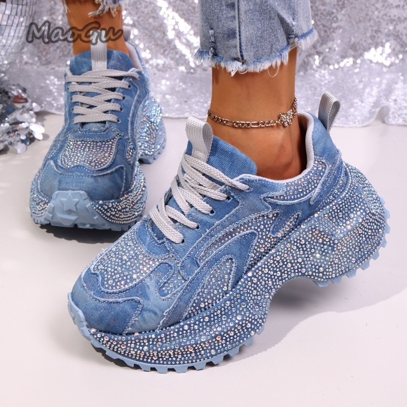 Fashion Rhinestone Women's Chu - Women'S Fashion Gym Shoes のレビューと価格