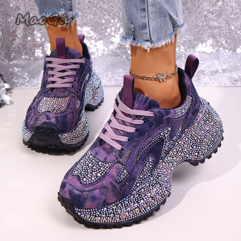 Fashion Rhinestone Women's Chu - Women'S Fashion Gym Shoes のレビューと価格