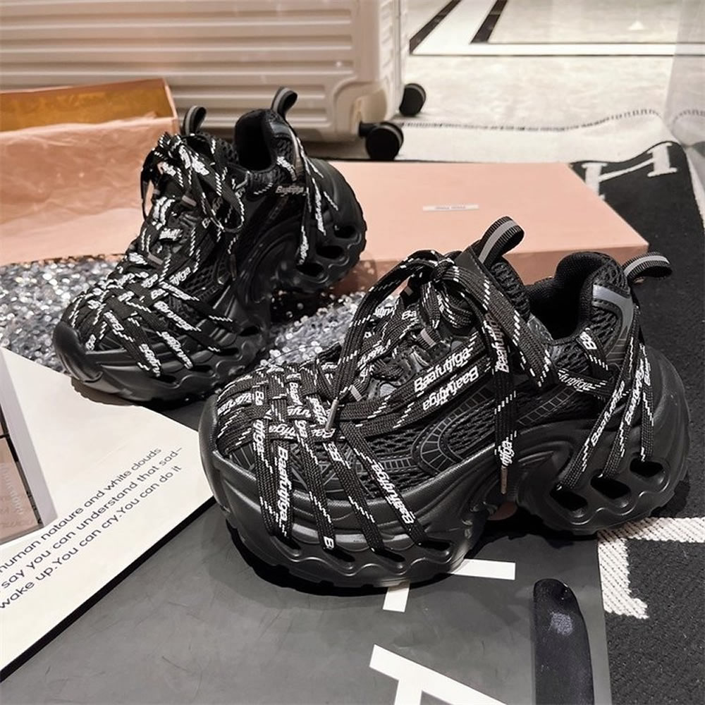 Women Chunky Sneakers Thick So - Women'S Fashion Gym Shoes のレビューと価格