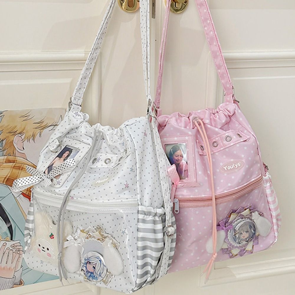 Cute Polka Dot Pattern Ita Bac - Canvas Tote Bag のレビューと価格