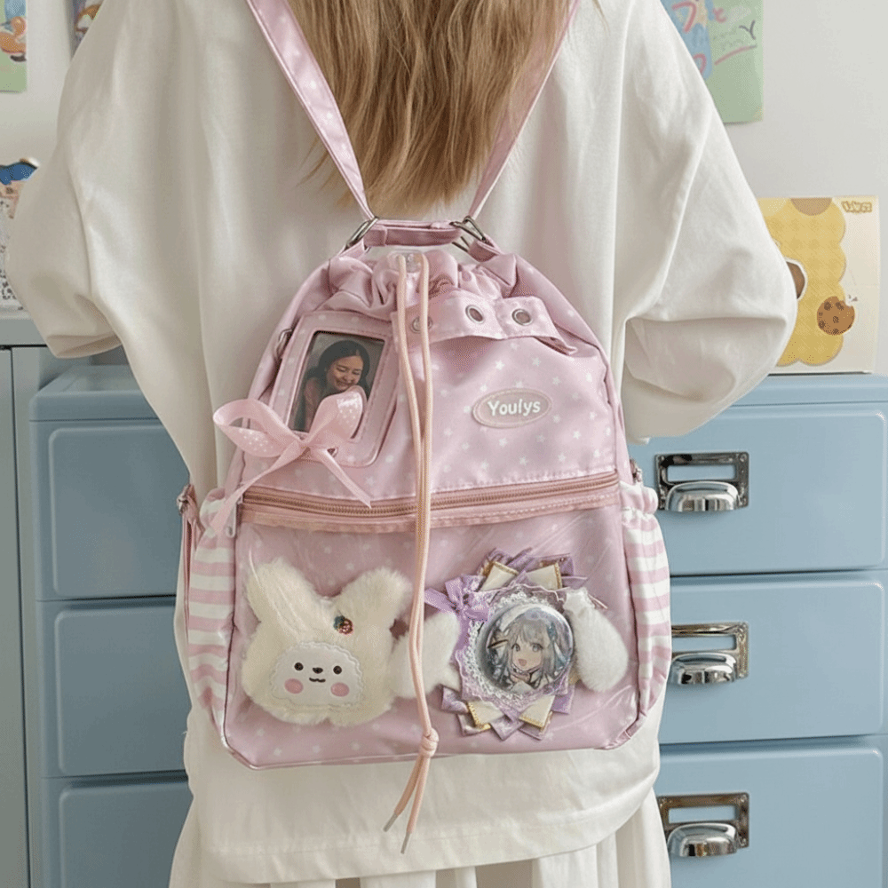 Cute Polka Dot Pattern Ita Bac - Canvas Tote Bag のレビューと価格