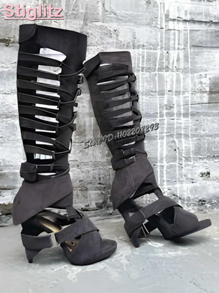 Retro Cross-tied Roman Sandals - Women'S Fashion Belts のレビューと価格