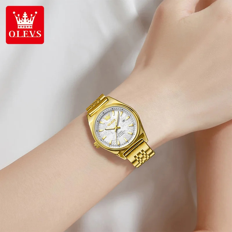 OLEVS New 3703 Watches Woman E - Women'S Fashion Quartz Watch のレビューと価格