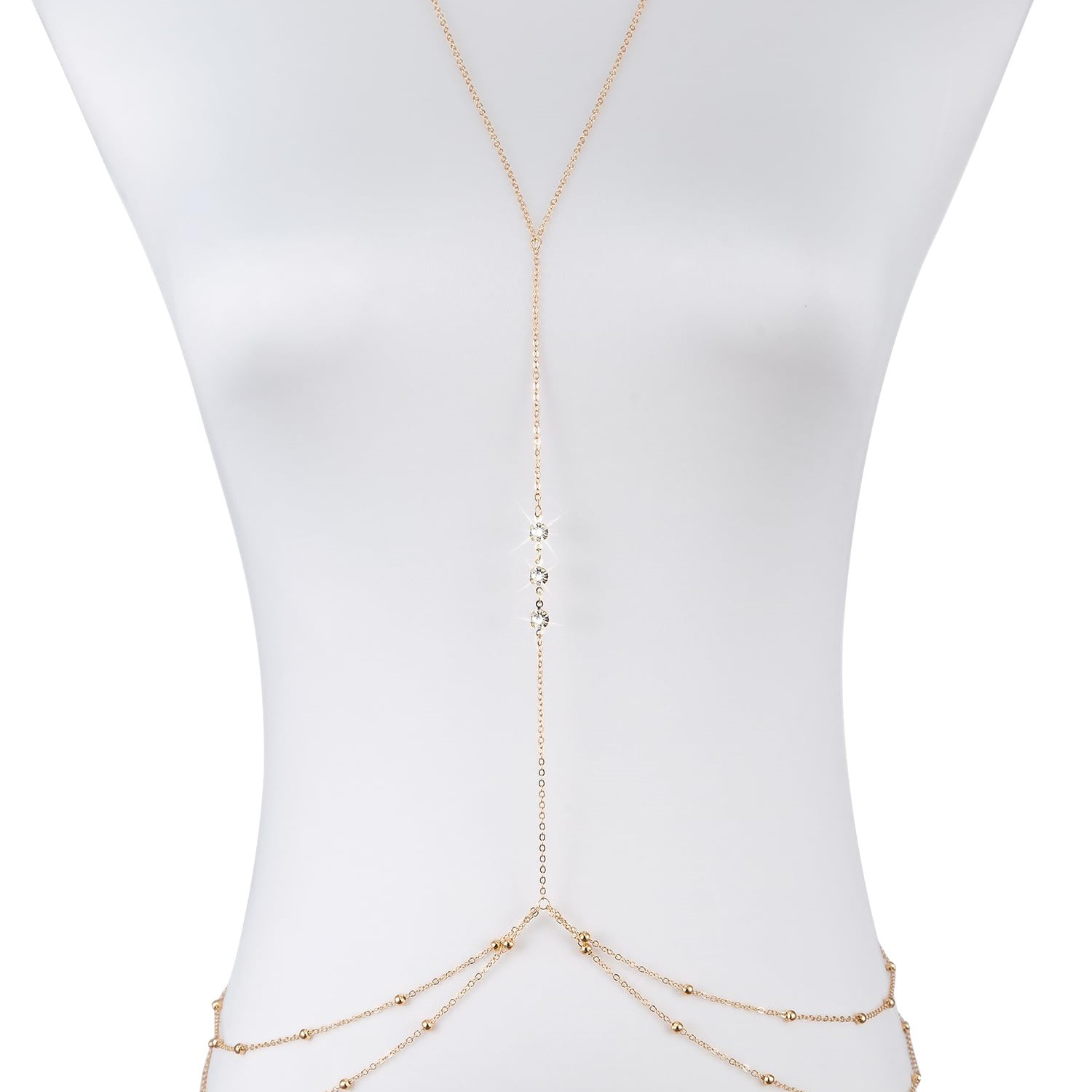 Simple Long Imitation crystal  - Women'S Fashion Harness のレビューと価格