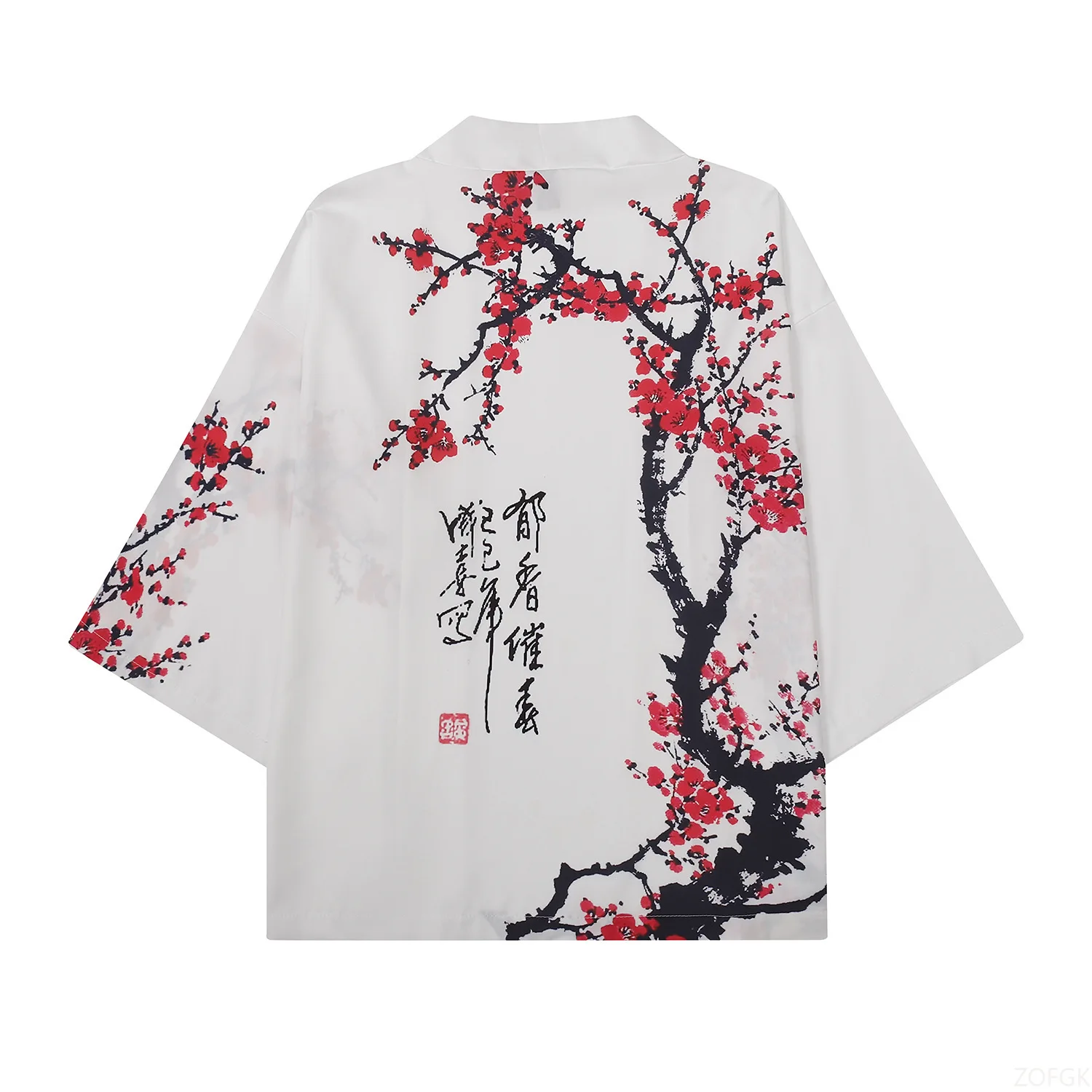 Summer Women Flower Print Kimo - Women'S Fashion Kimono のレビューと価格
