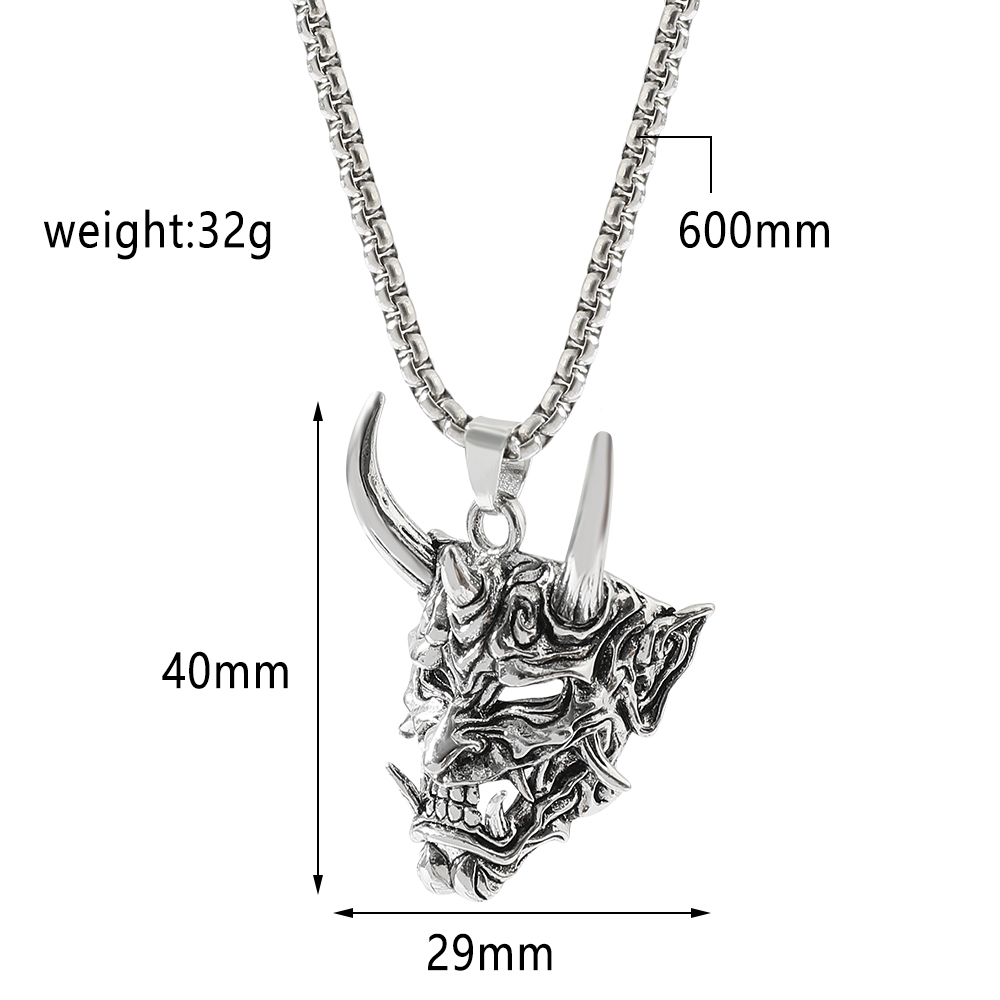 Handsome Rascal Ghost Mask Pen - Women Fashion Necklace のレビューと価格