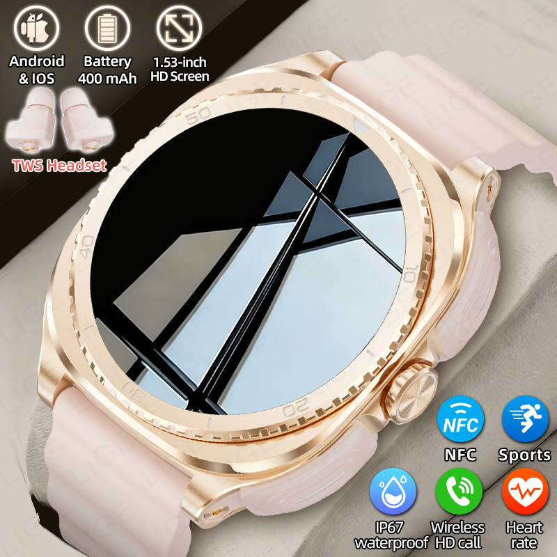 LIGE 2 In 1 TWS Headset Smart  - Women Fashion Week 2026 のレビューと価格