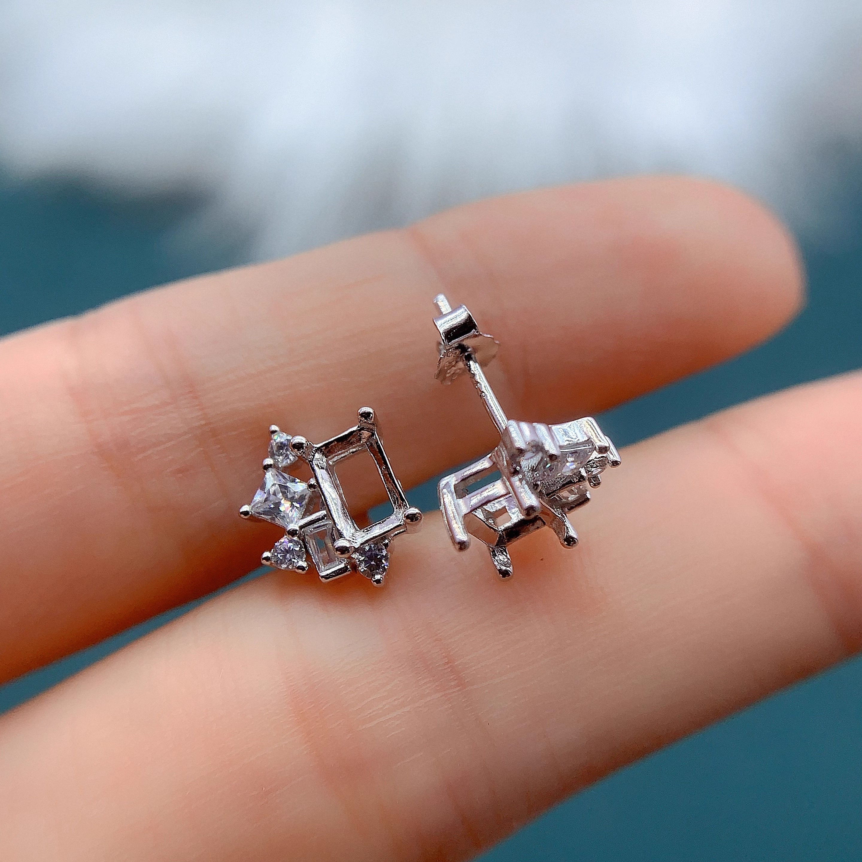Fashion DIY Earrings Empty Hol - Women'S Fashion Earrings のレビューと価格