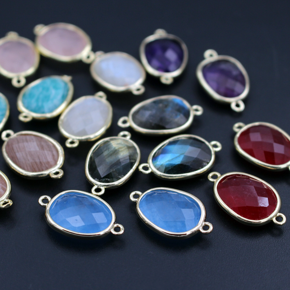 10pcs Fashion Faceted Natural  - Women'S Fashion Earrings のレビューと価格