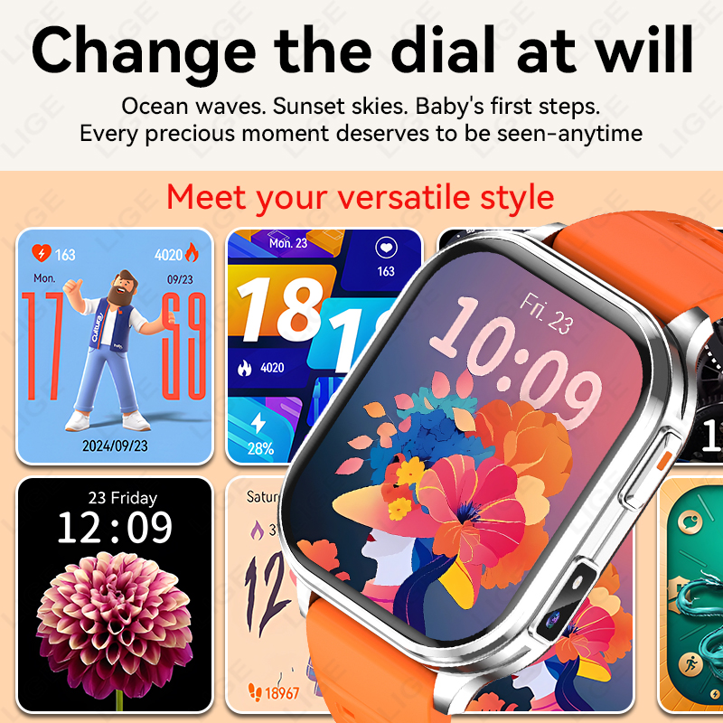 LIGE 2026 Camera Smart Watch M - Women Fashion Week 2026 のレビューと価格