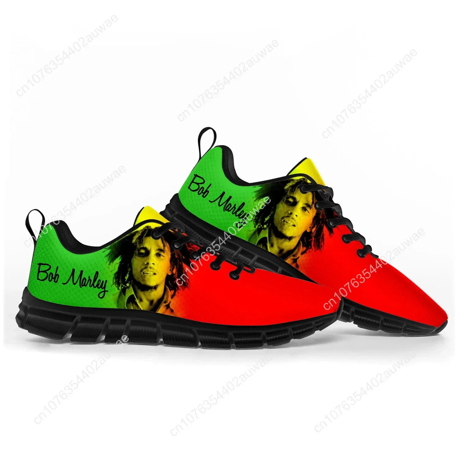 Bob Marley Reggae Rasta Music  - Women'S Fashion Gym Shoes のレビューと価格