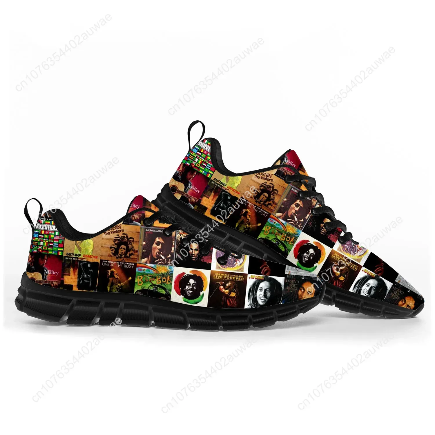 Bob Marley Reggae Rasta Music  - Women'S Fashion Gym Shoes のレビューと価格