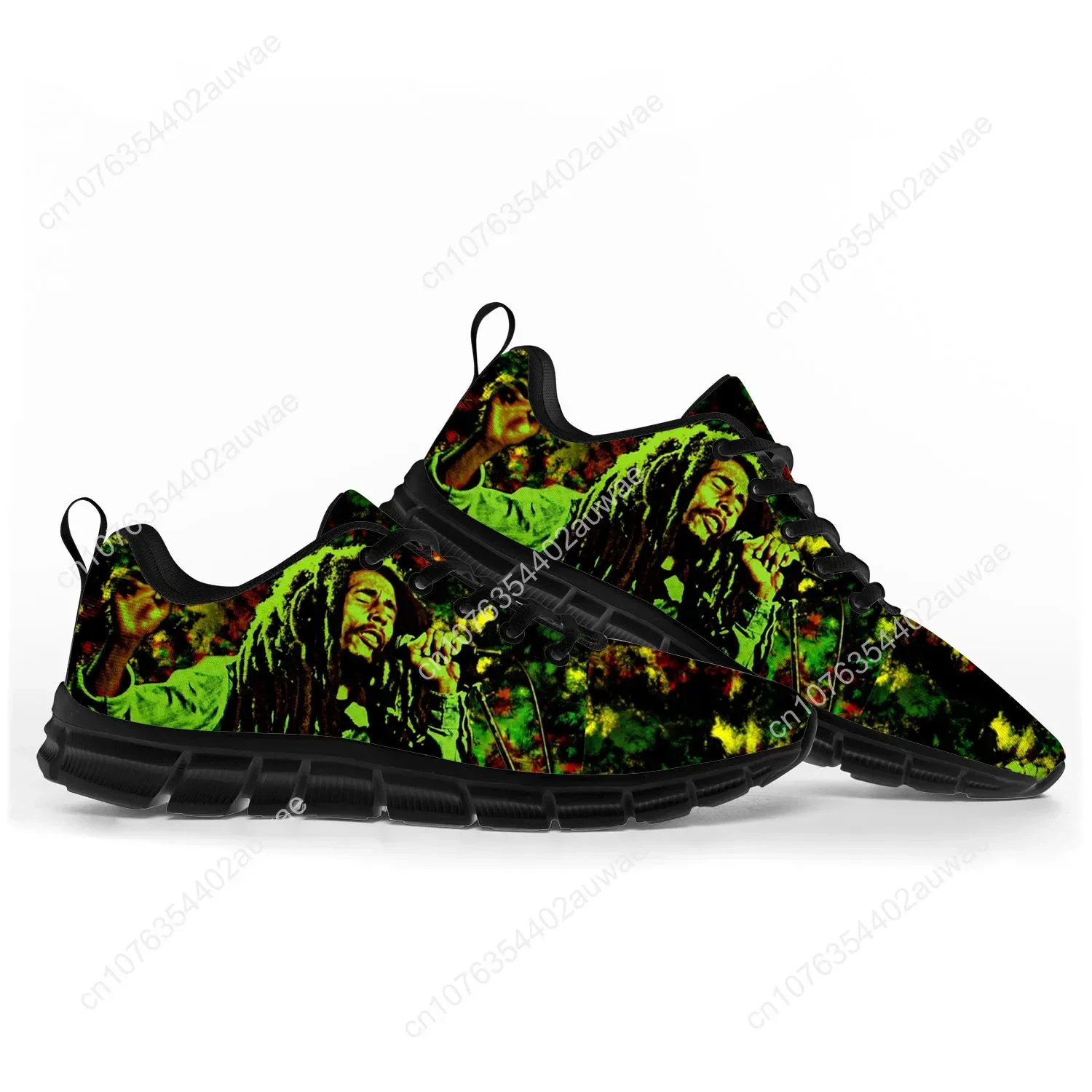 Bob Marley Reggae Rasta Music  - Women'S Fashion Gym Shoes のレビューと価格