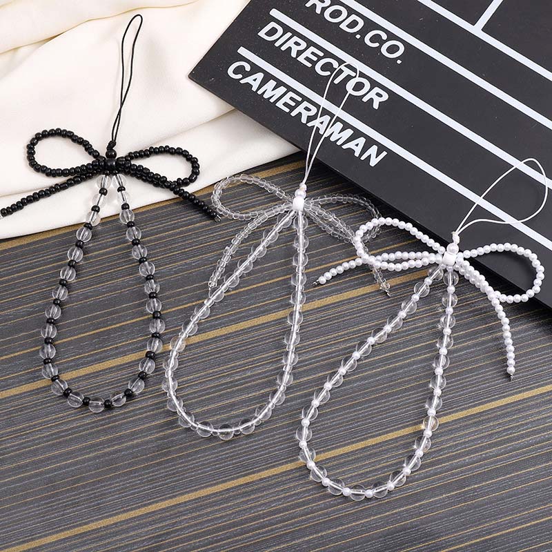 Fashion Love Bow Beaded Phone  - Fashion Women Picture のレビューと価格