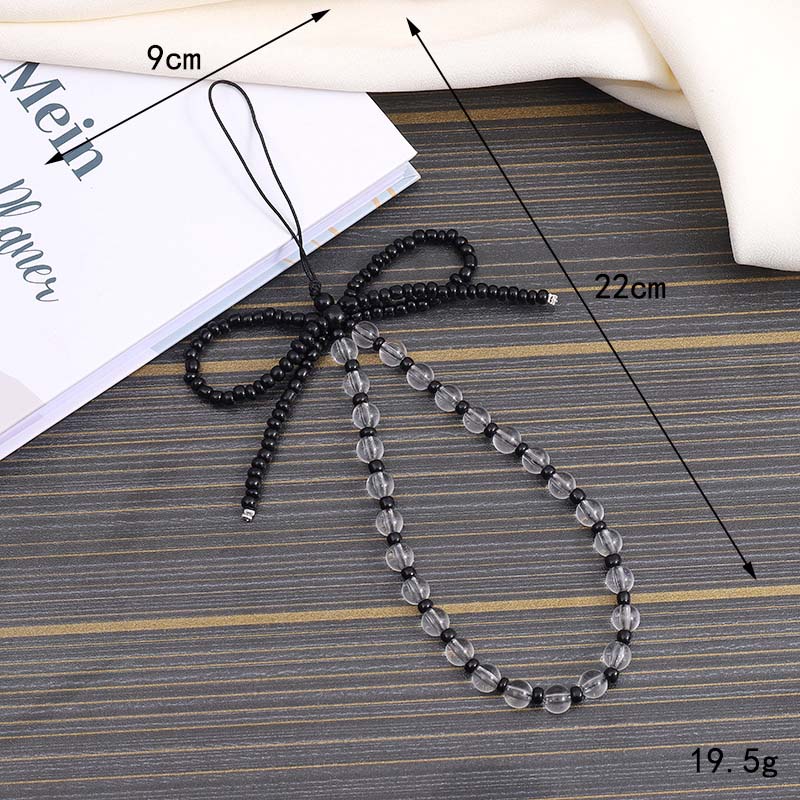 Fashion Love Bow Beaded Phone  - Fashion Women Picture のレビューと価格