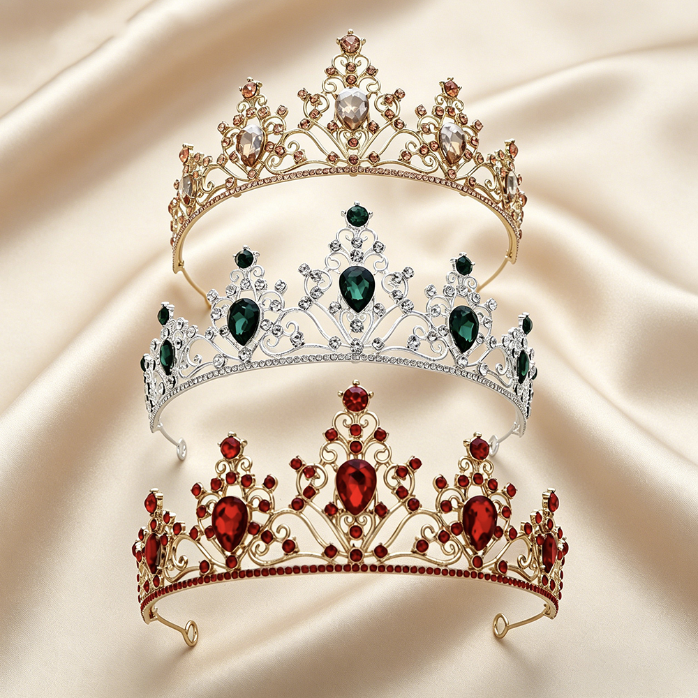 Vintage Baroque Sparkling Rhin - Women Queen Fashion のレビューと価格