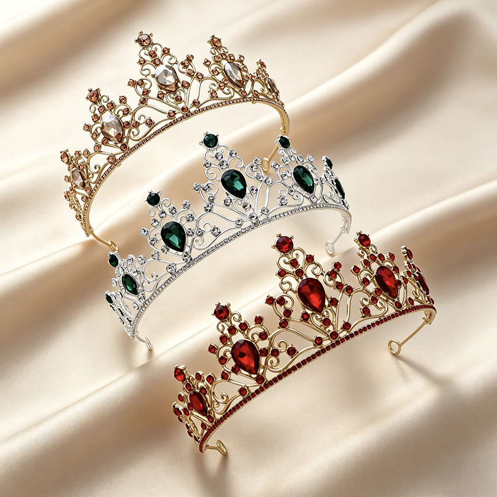 Vintage Baroque Sparkling Rhin - Women Queen Fashion のレビューと価格