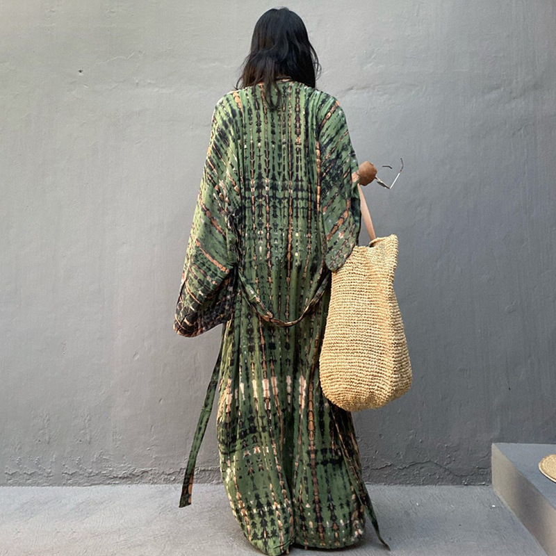 Beach Cover Ups Women Tie Dye  - Women'S Fashion Kimono のレビューと価格