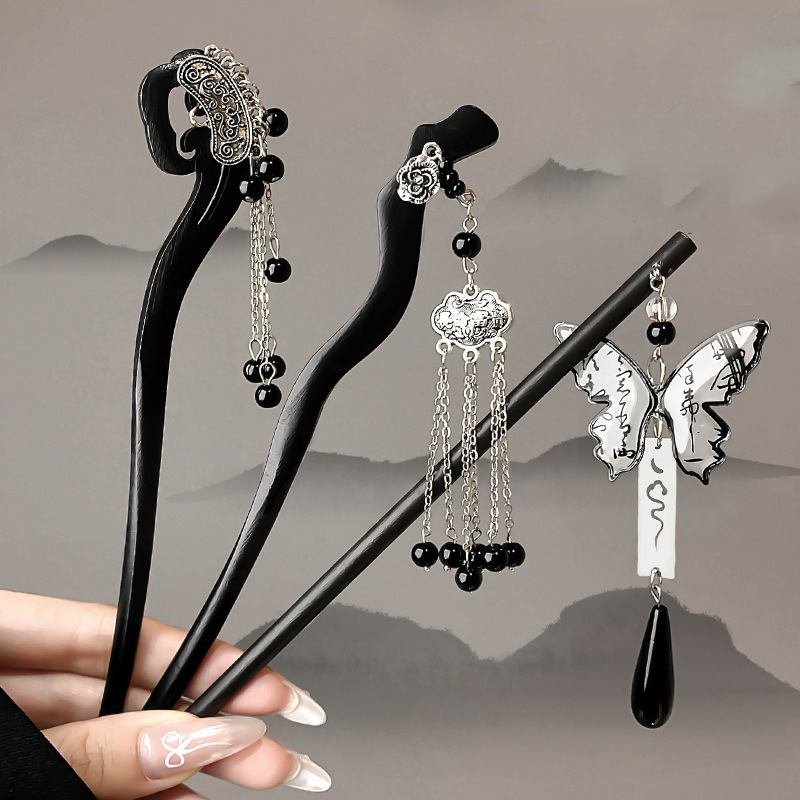 1pc Chinese Ancient Style Ink  - Women Fashion Drawing のレビューと価格