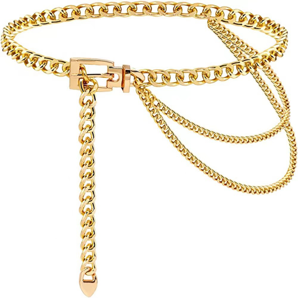 Punk Waist Chain Metal Belt La - Women'S Fashion Harness のレビューと価格