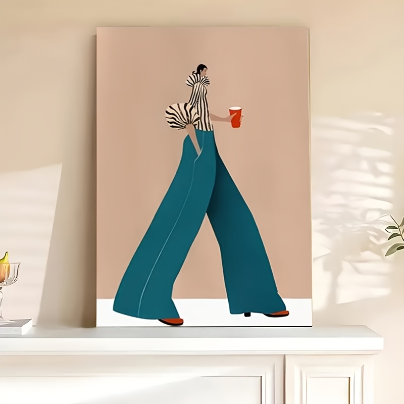 Fashionable Blue Pants Woman P - Fashion Women Picture のレビューと価格
