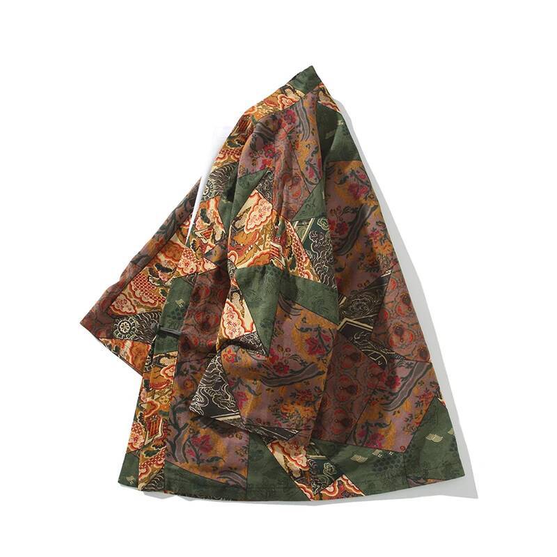 Ethnic Style Print Yukata Men  - Women'S Fashion Kimono のレビューと価格