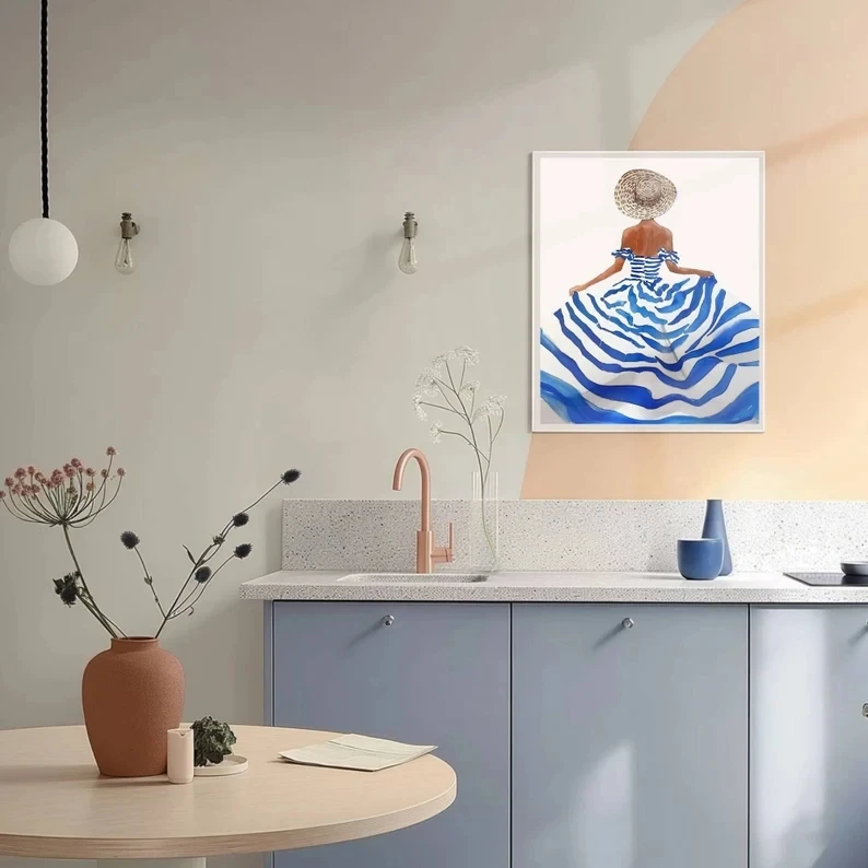 Fashion  Abstract Stripe Woman - Women Fashion Drawing のレビューと価格