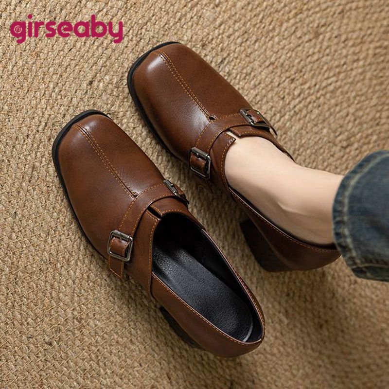 Girseaby Vintage Women Pumps S - Women'S Fashion Belts のレビューと価格